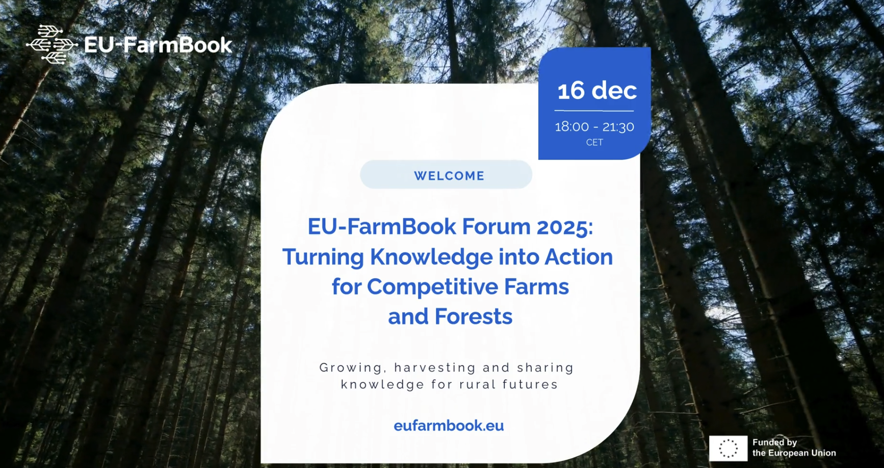 EU-FarmBook Forum 2025: Transformarea cunoștințelor în acțiune pentru ferme și păduri competitive